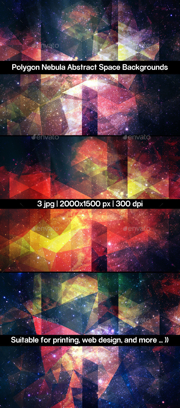 Polygon 20nebula 20abstract 20space 20backgrounds 1