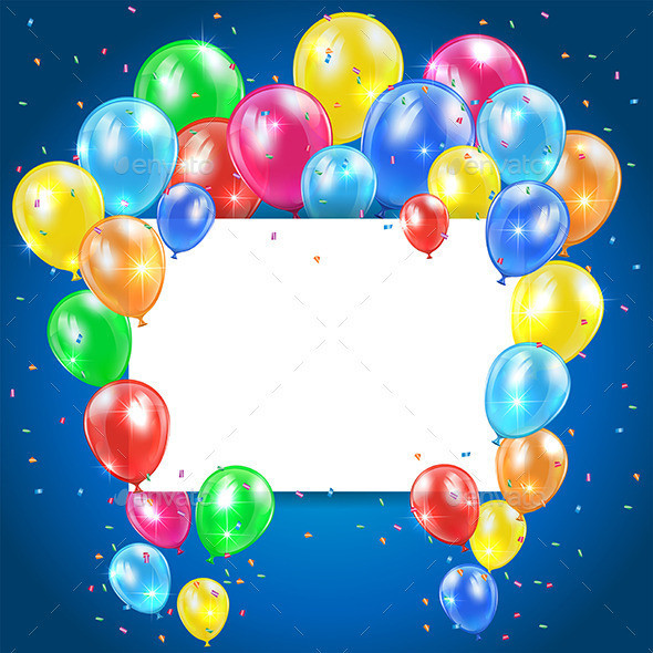 Balloons 20on 20blue 20background 20with 20card1