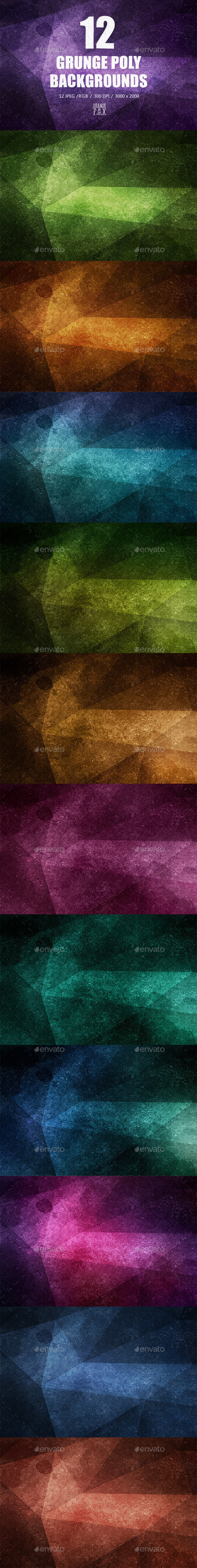 12 20grunge 20poly 20backgrounds preview