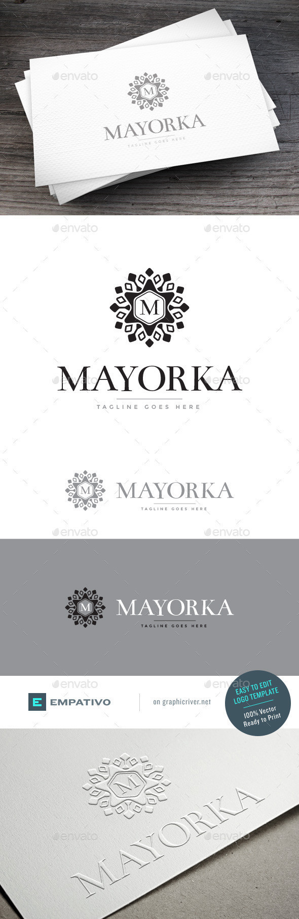 Mayorka logo template