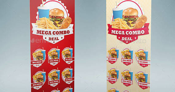 Box restaurant fast food print bundle pack