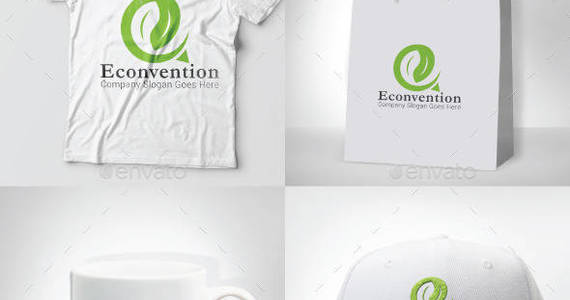 Box environmental and letter e logo preview