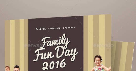 Box graphic river family fun day flyers vol 03 kinzishots