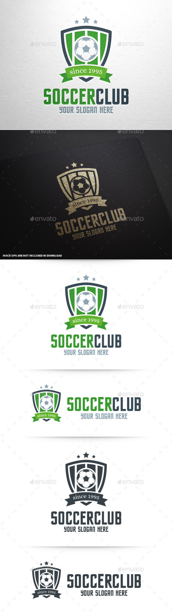 Soccer club logo template