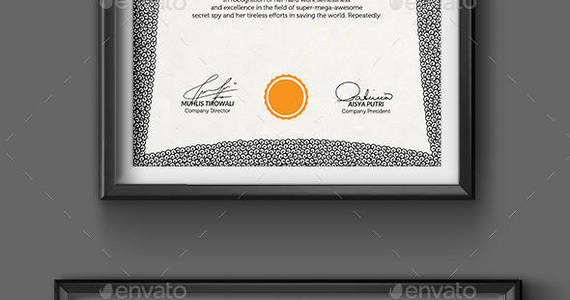 Box doodle certificate preview
