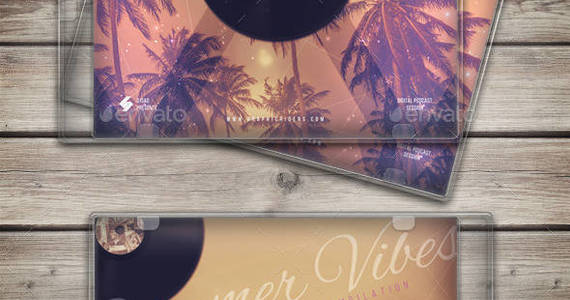 Box summervibes cd cover template preview