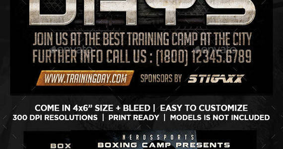 Box boxing 20training 20camp 20sports 20flyer 20preview
