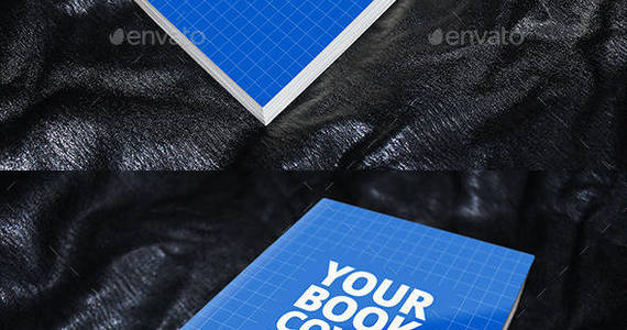 Box 5 book mockups on leather preview