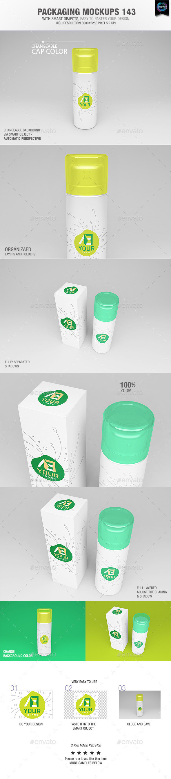 Packaging mockups 143 preview