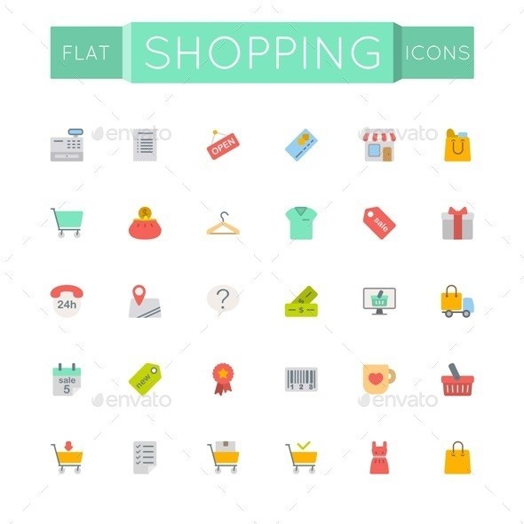 Vector 20flat 20shopping 20icons
