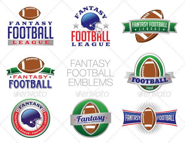 Fantasy football emblems