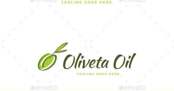 Box oliveta oil logo template