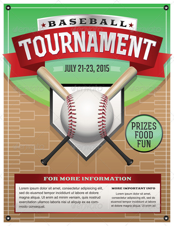 Baseball tourney flyer