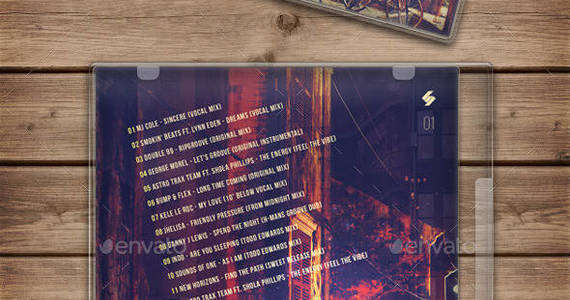 Box urbansound cd cover template preview