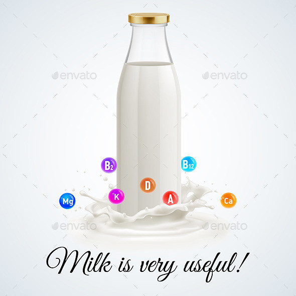 Milk bottle 06 590