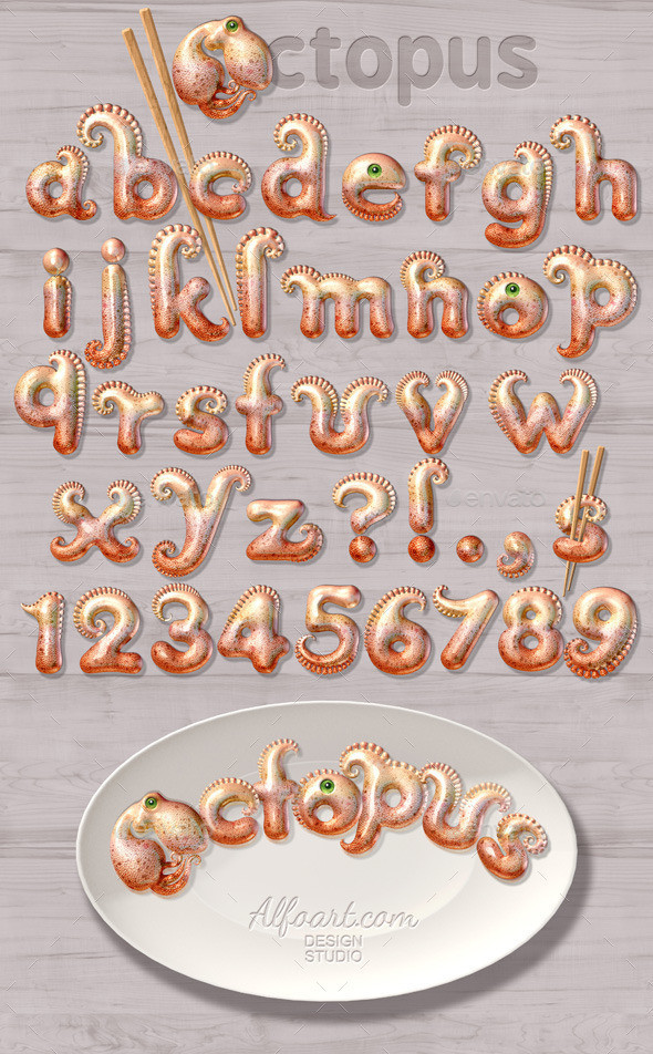Octopus alphabet590