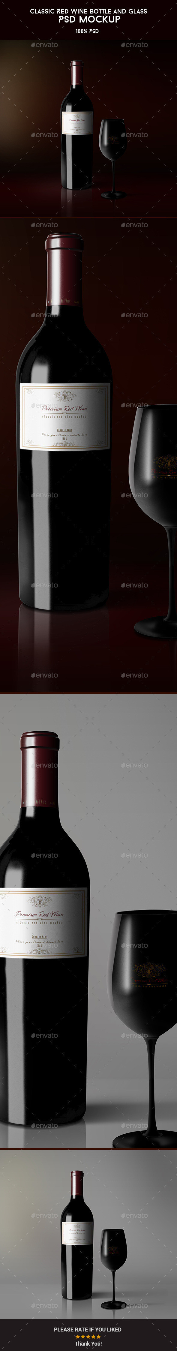 Classic 20red 20wine 20bottle 20and 20glass 20mockup 20  20main