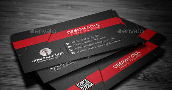 Box corporate business card preview