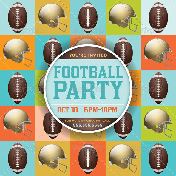 Party pattern football