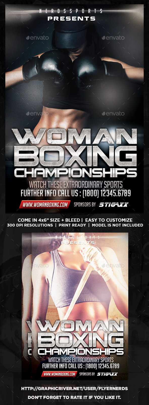 Woman 20boxing 20championships 20sports 20flyer 20preview