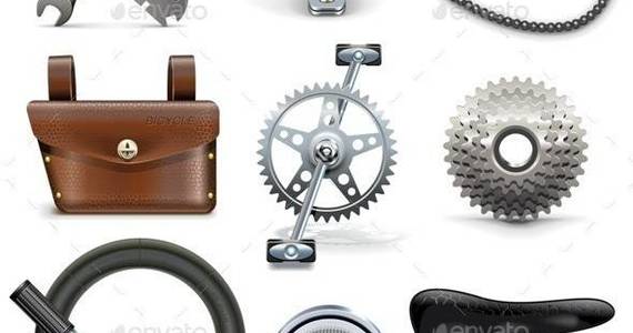 Box vector 20bicycle 20icons