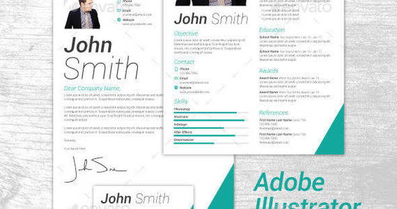 Box creative professional resume and coverletter v1.0 preview