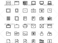 Thumb stroke 20icons