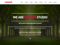 Thumb 01.mansur parallax one page muse themes