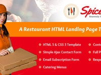Thumb 01 spicehub restaurant landing page preview