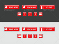 Thumb red web buttons preview
