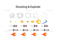 Thumb 03 missile blast explode attack sprite sheets game assets