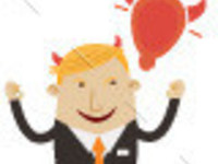 Thumb businessman with idea thumbnail 20