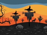 Thumb 01 game halloween scarecrow background 1 without 20moon envato