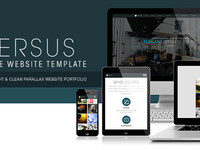 Thumb tersus business portfolio parallax muse template preview