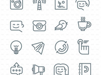 Thumb 198 communication networking icons