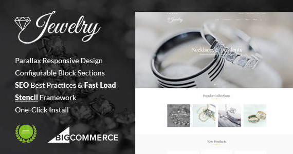 Box 01 jewelry responsive bigcommerce theme preview.  large preview