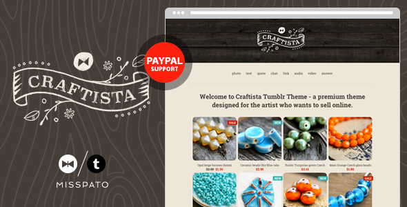 Craftista tumblrtheme preview.  large preview