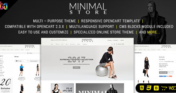 Box minimal store features screen shots.  large preview