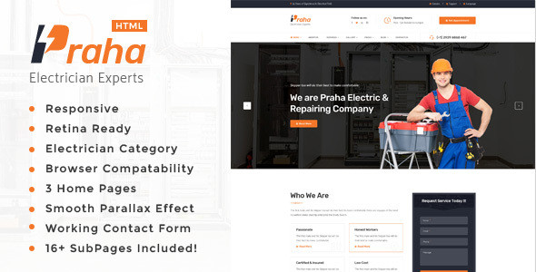 00 praha electrician html preview.  large preview