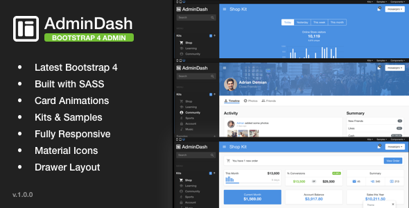 Admindash preview v1.2.0.  large preview