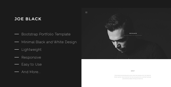 Joeblack template preview.  large preview
