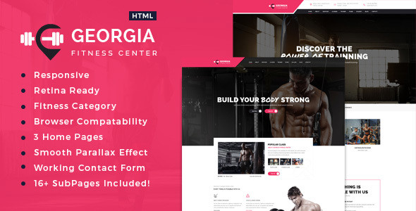00 georgia fitness html preview.  large preview