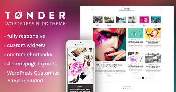 Box tonder wordpress theme tf cover preview.  large preview