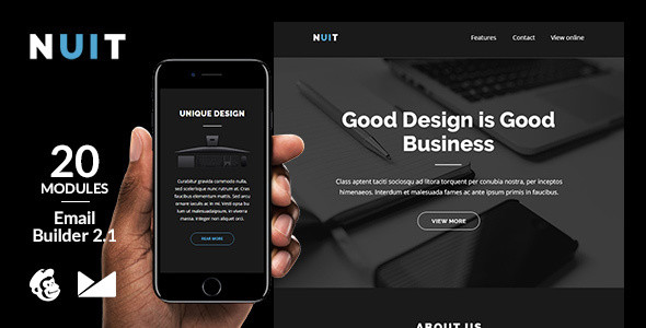 Preview 20nuit 20email template.  large preview