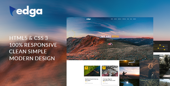 Edga onepage creative prev.  large preview