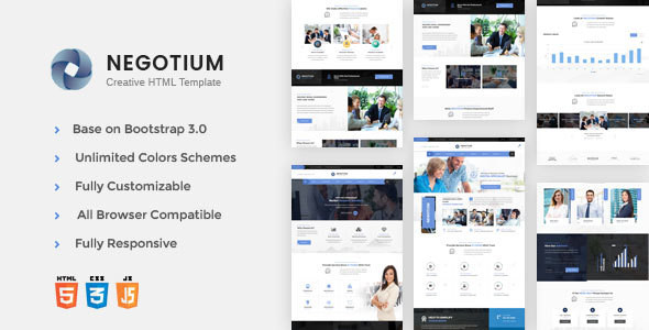 Negotium preview banner.  large preview