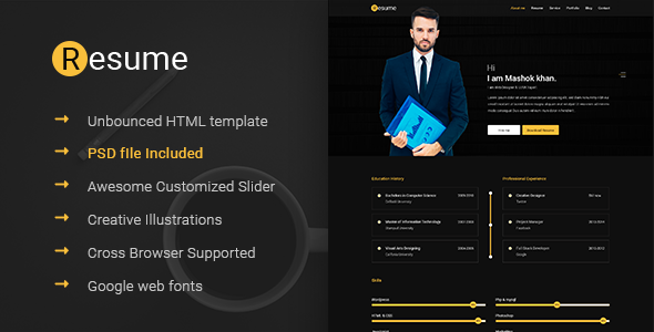 Preview image resume.  large preview