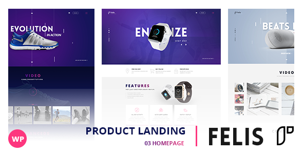 Felis product landing preview.  large preview