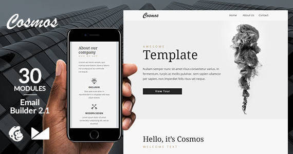 Box preview 20cosmos 20email template.  large preview