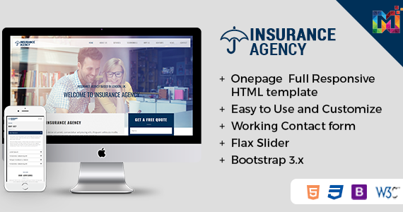 Box insurance agency features screen shots.  large preview